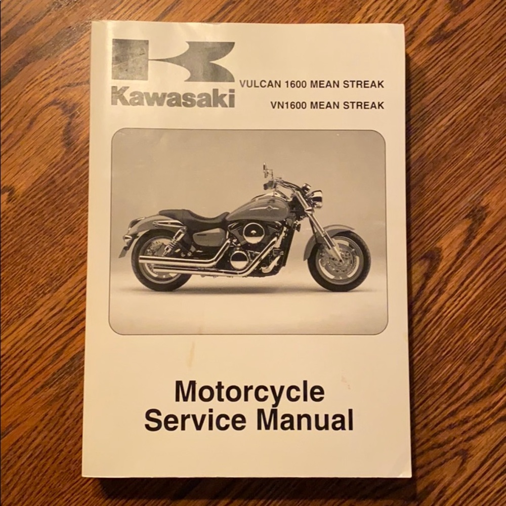 Kawasaki Vulcan 1600 Mean Streak Service Book